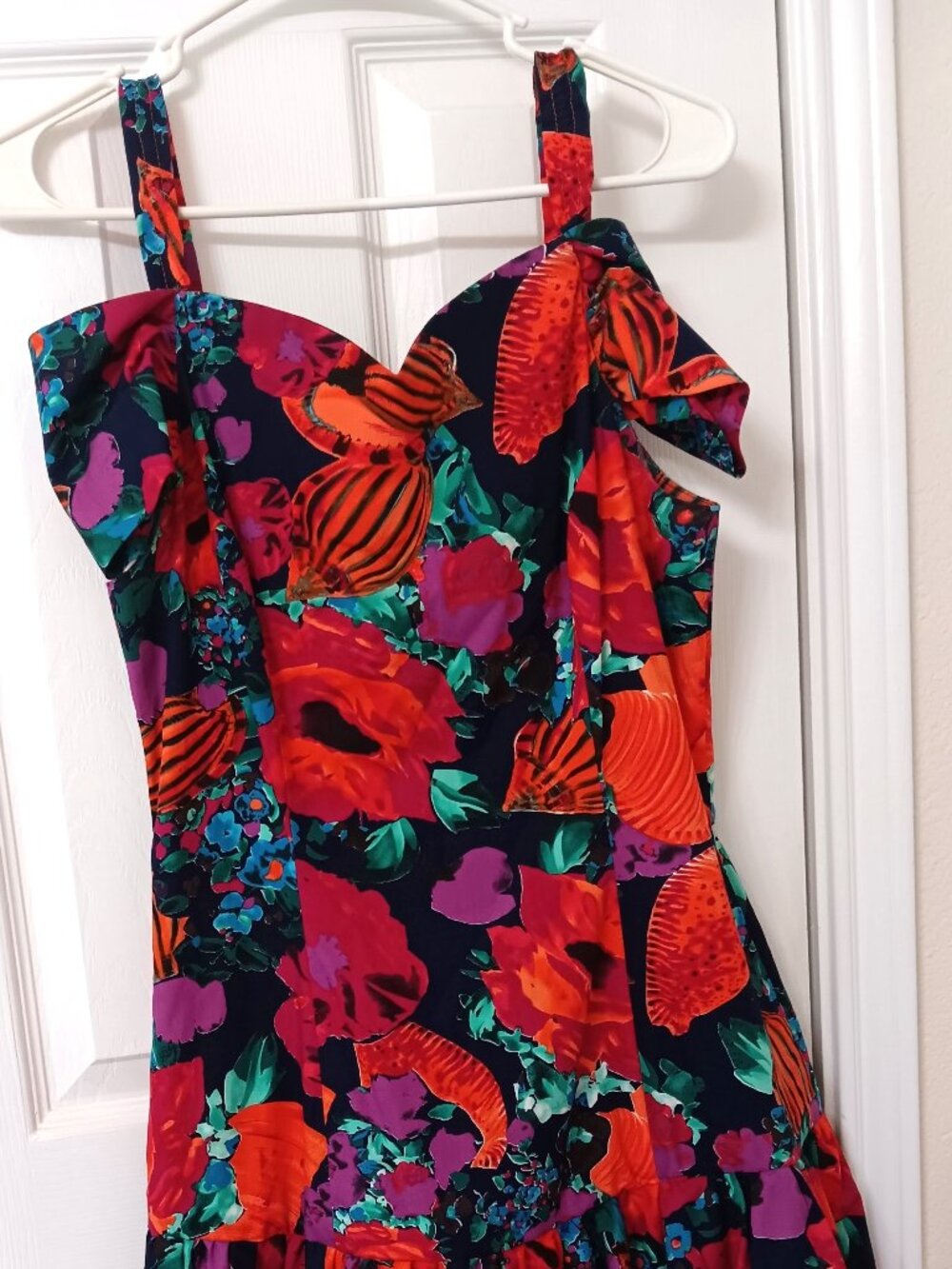 Vntage Maggie Breen Multi-Color Retro-Inspired Print Sundress - 14P